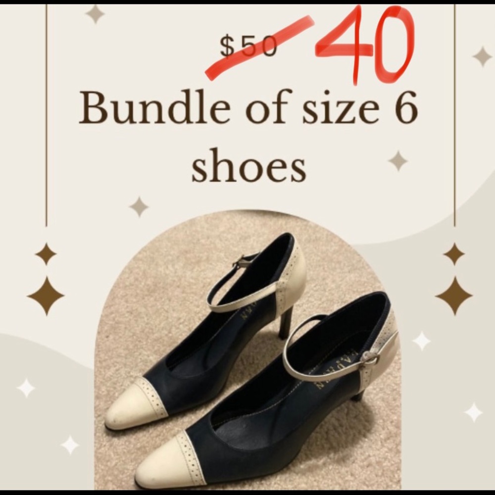 📦 Bundle of size 6 shoes